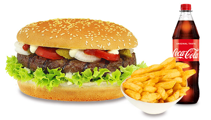 Produktbild Giant Burger XXL Menü